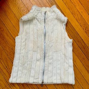 Cabo rabbit fur vest